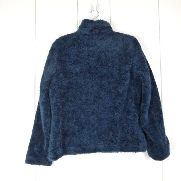 Pendleton Jacket Womens SZ M Fleece Sherpa Deep Pile Mock Neck Cozy Soft Casual - Picture 7 of 7